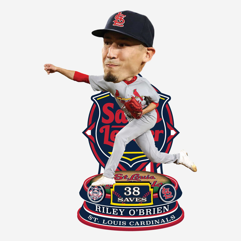 Riley O'Brien St Louis Cardinals 2026 NL Save Leader Bobblehead FOCO - FOCO.com