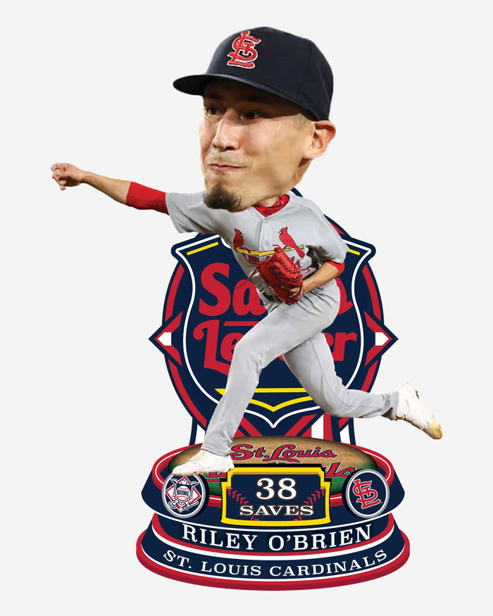 Riley O'Brien St Louis Cardinals 2026 NL Save Leader Bobblehead