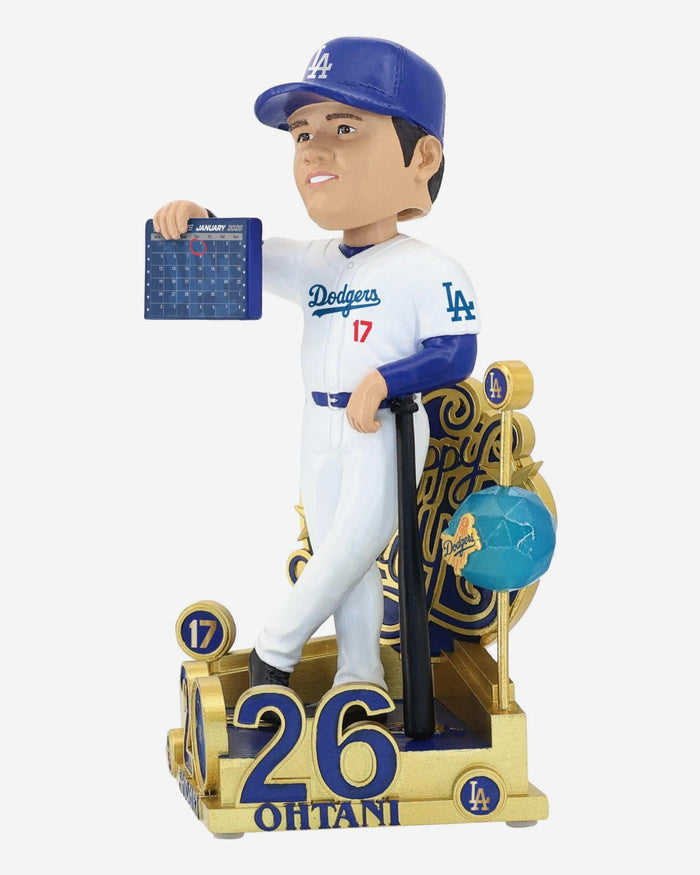 Shohei Ohtani Los Angeles Dodgers New Years Eve Bobblehead FOCO - FOCO.com