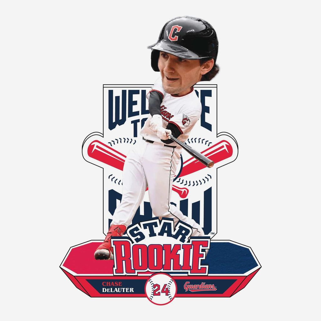 Chase DeLauter Cleveland Guardians Star Rookie Bobblehead FOCO - FOCO.com