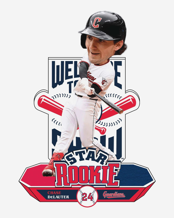 Chase DeLauter Cleveland Guardians Star Rookie Bobblehead FOCO - FOCO.com