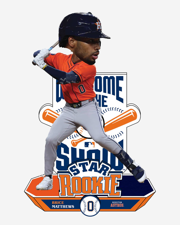 Brice Matthews Houston Astros Star Rookie Bobblehead