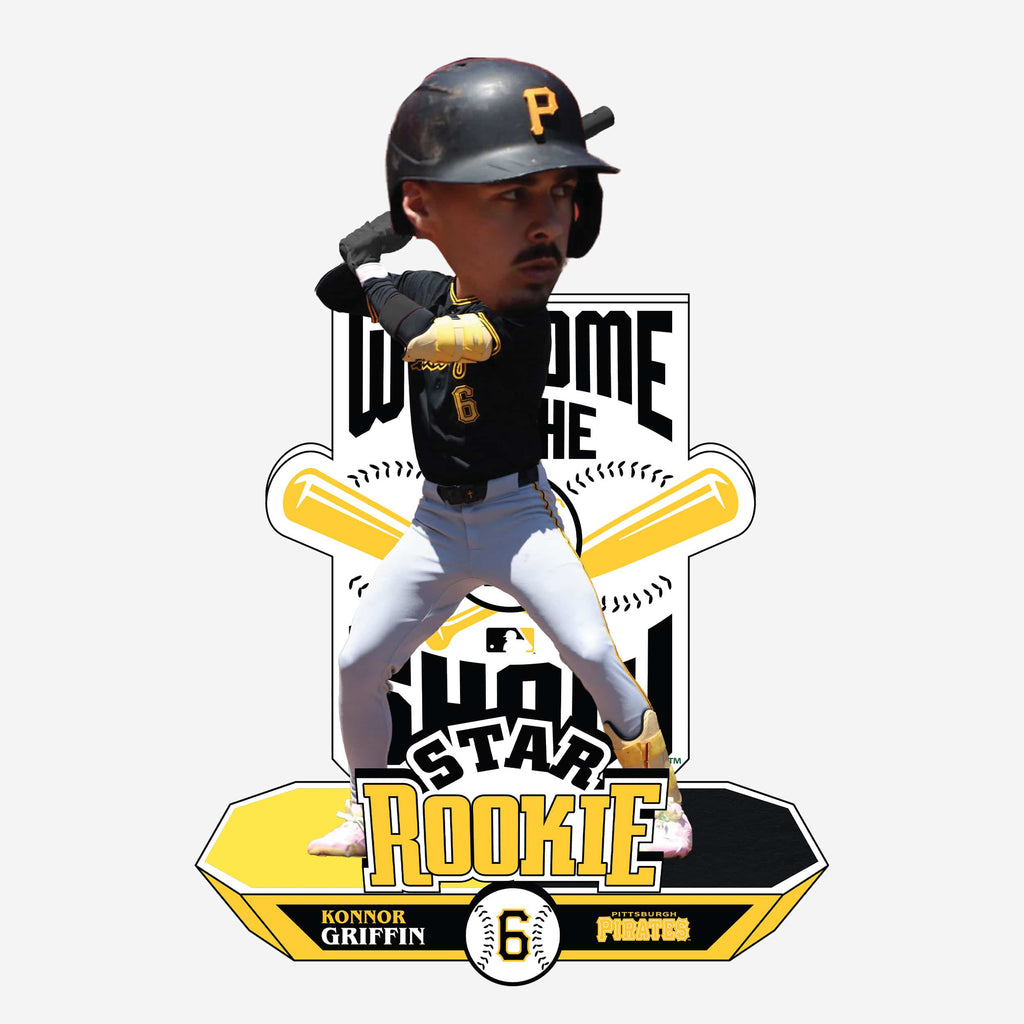 Konnor Griffin Pittsburgh Pirates Star Rookie Bobblehead FOCO - FOCO.com