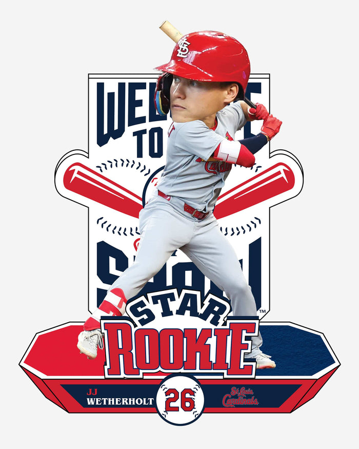 JJ Wetherholt St Louis Cardinals Star Rookie Bobblehead FOCO - FOCO.com