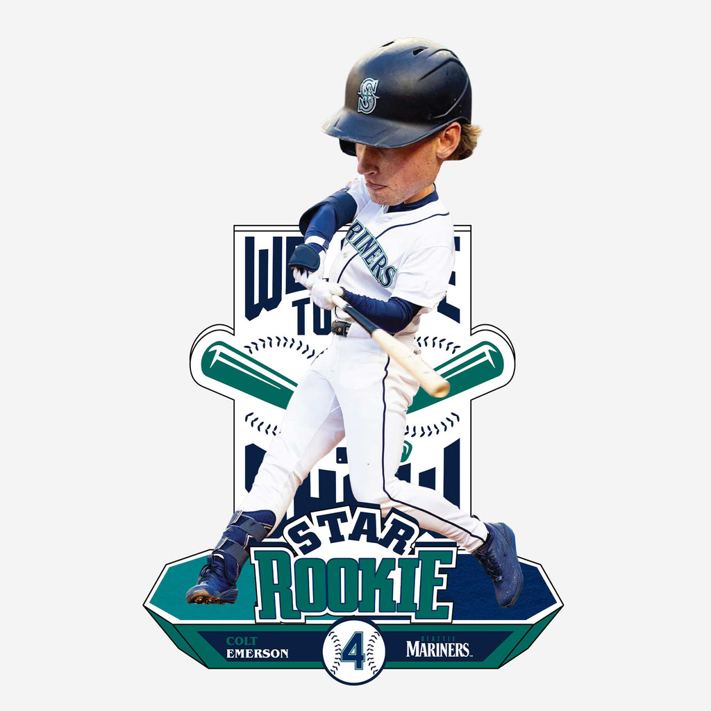 Colt Emerson Seattle Mariners Star Rookie Bobblehead FOCO - FOCO.com