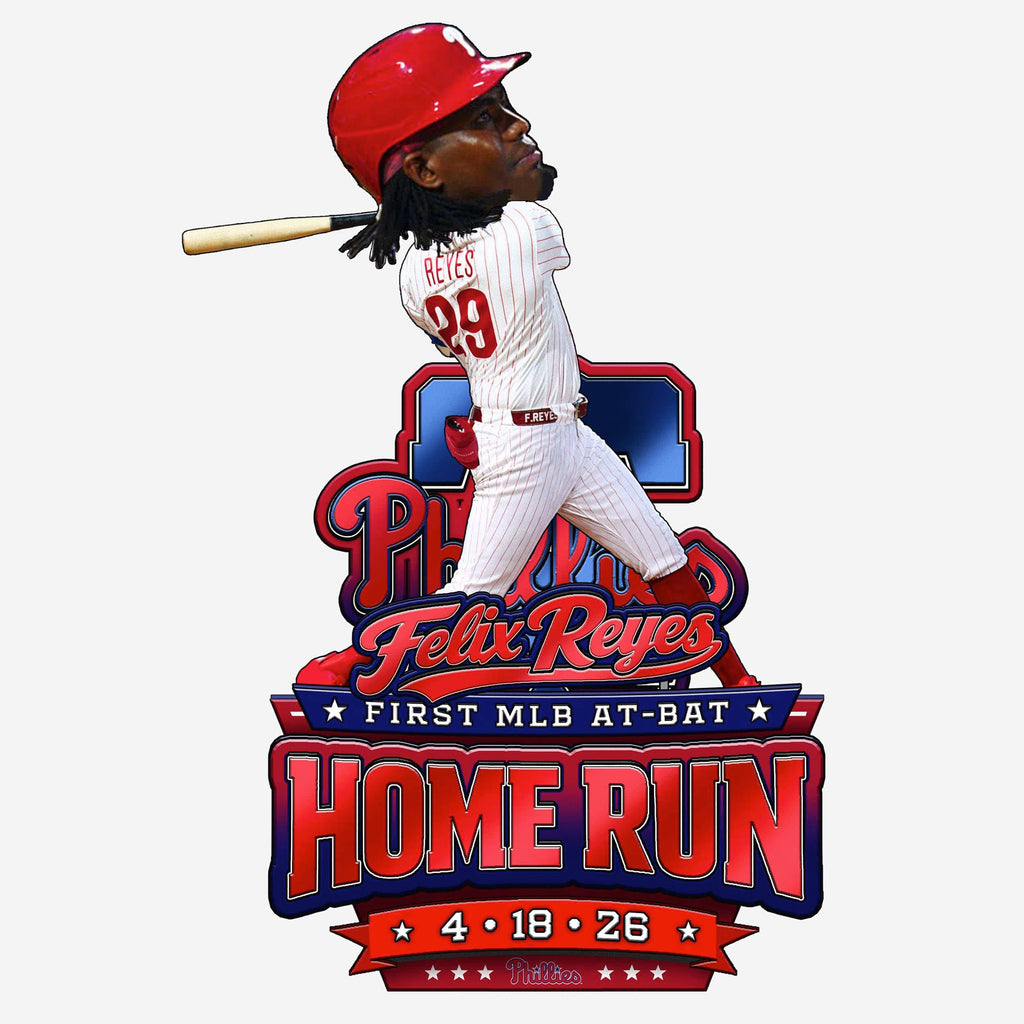 Felix Reyes Philadelphia Phillies First At-Bat First Home Run Bobblehead FOCO - FOCO.com