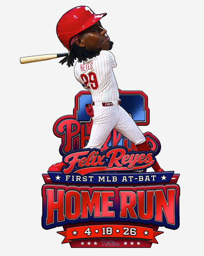 Felix Reyes Philadelphia Phillies First At-Bat First Home Run Bobblehead FOCO - FOCO.com