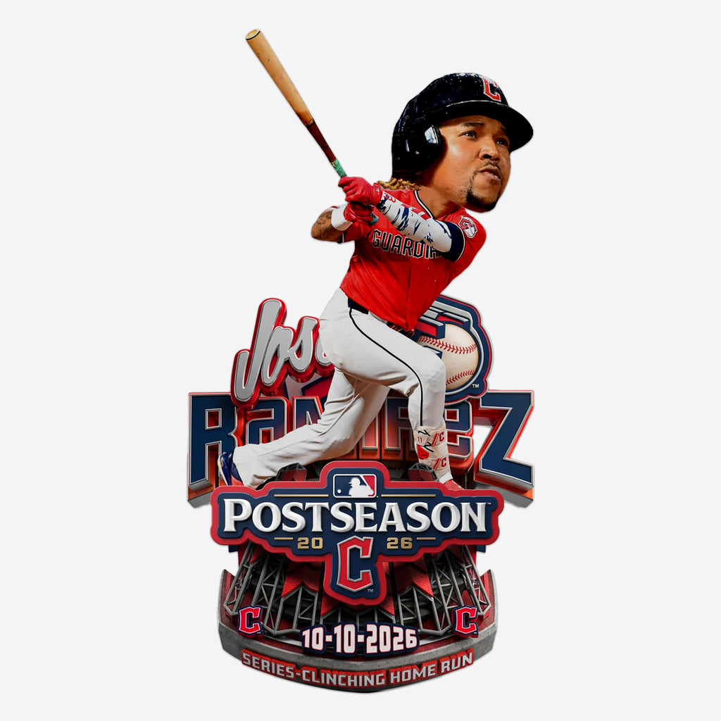 José Ramírez Cleveland Guardians 2026 ALDS Series Clinching Home Run Bobblehead FOCO - FOCO.com