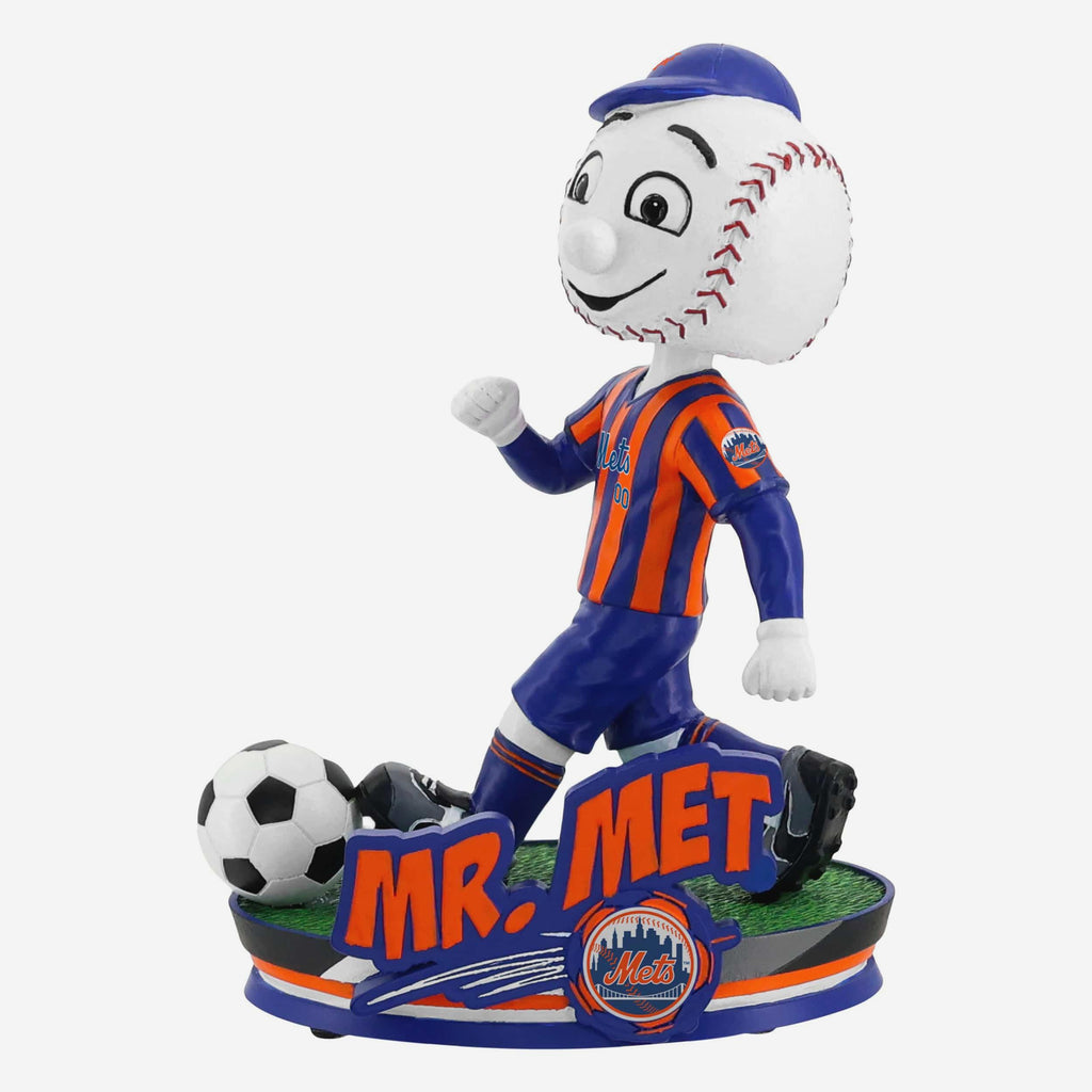 Mr Met New York Mets 2026 Soccer Mascot Bobblehead FOCO - FOCO.com