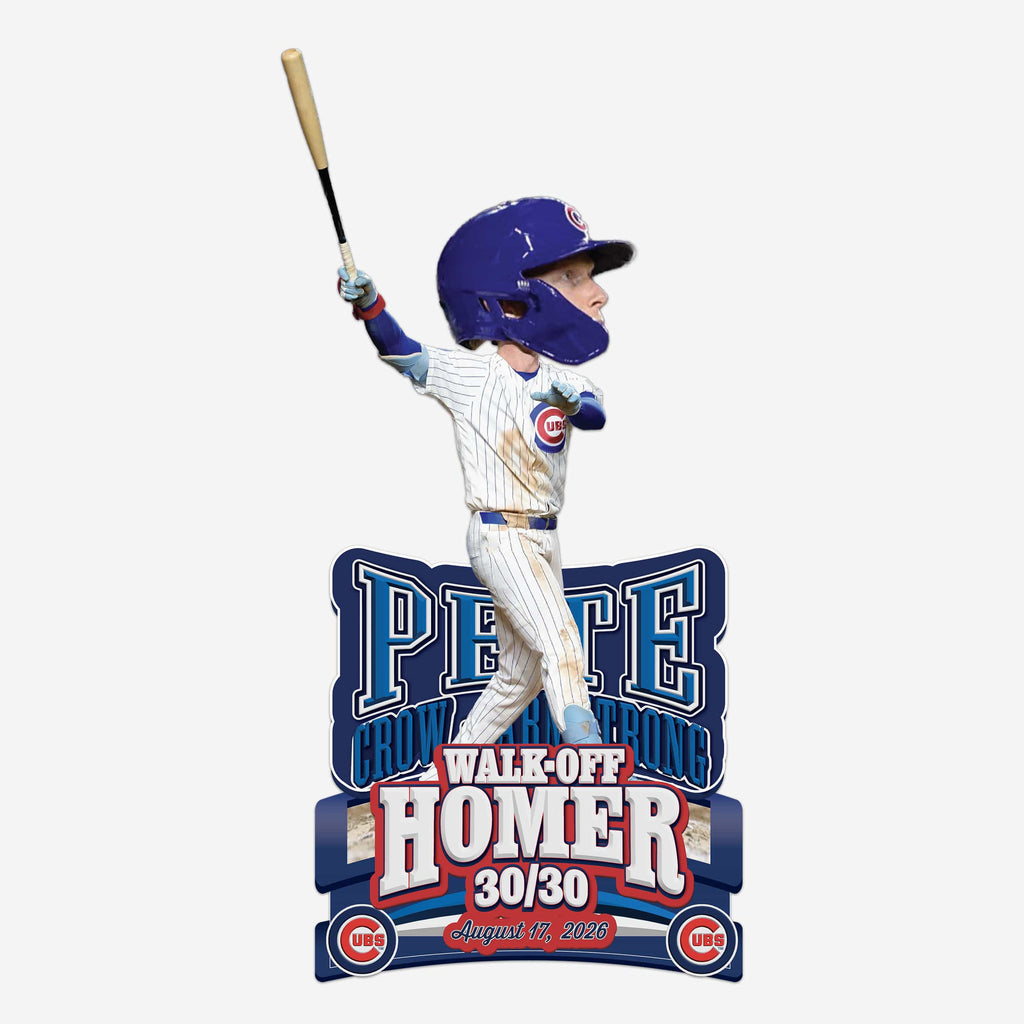 Pete Crow-Armstrong Chicago Cubs Walk-Off Home Run 30/30 Club Bobblehead FOCO - FOCO.com