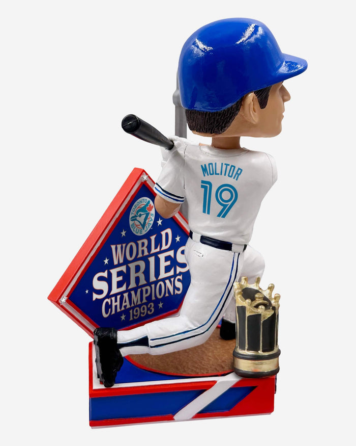 Paul Molitor Toronto Blue Jays 1993 World Series Champions 30th Anniversary Bobblehead FOCO - FOCO.com
