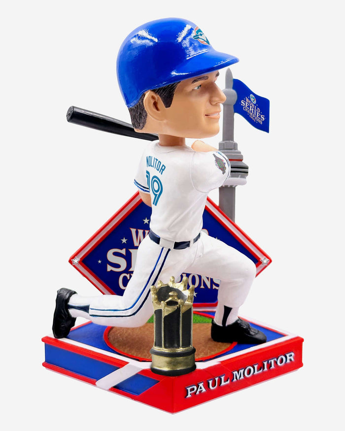 Paul Molitor Toronto Blue Jays 1993 World Series Champions 30th Anniversary Bobblehead FOCO - FOCO.com
