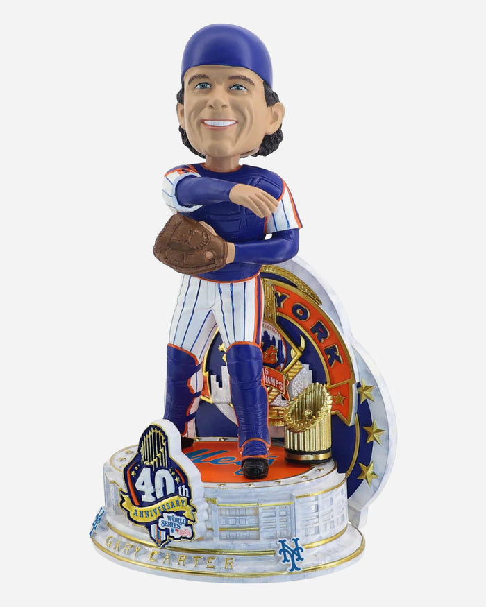 Gary Carter New York Mets 40th Anniversary World Series Champions Bobblehead FOCO - FOCO.com