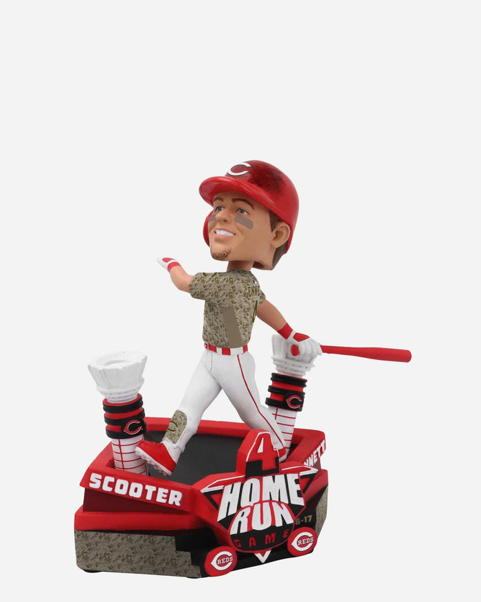 Scooter Gennett Cincinnati Reds Four Home Runs in One Game Mini Bobblehead FOCO - FOCO.com