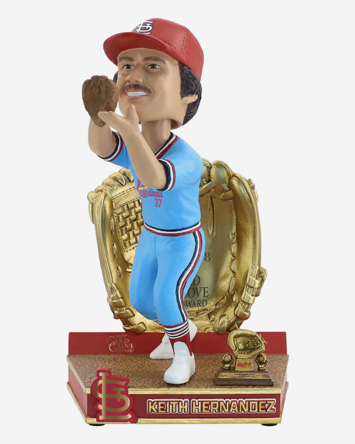 Keith Hernandez St Louis Cardinals 1978 Gold Glove Bobblehead FOCO - FOCO.com