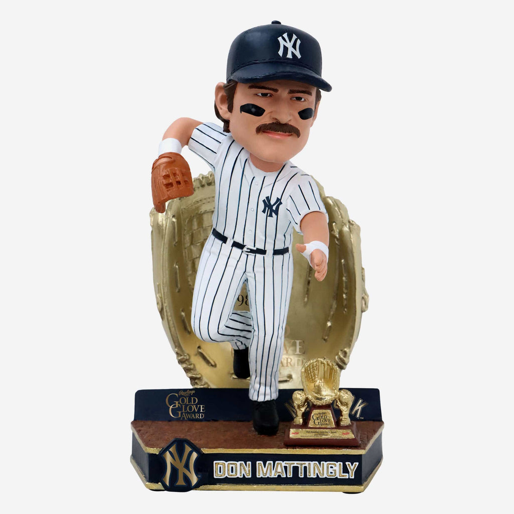 Don Mattingly New York Yankees 1985 Gold Glove Bobblehead FOCO - FOCO.com