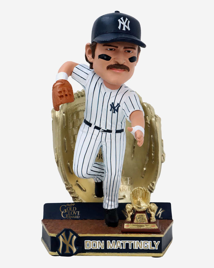 Don Mattingly New York Yankees 1985 Gold Glove Bobblehead FOCO - FOCO.com