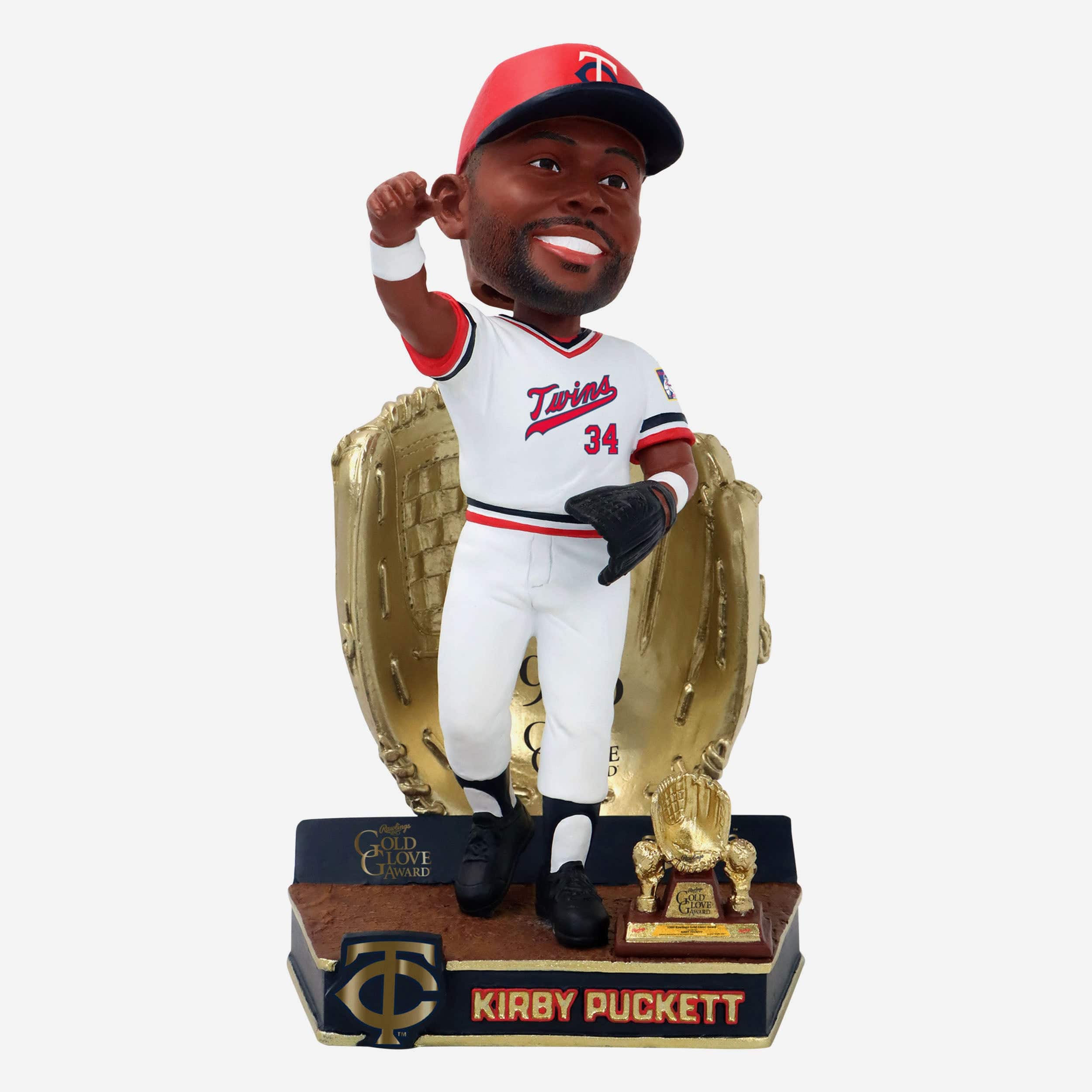 Kirby Puckett Minnesota Twins 1986 Gold Glove Bobblehead FOCO