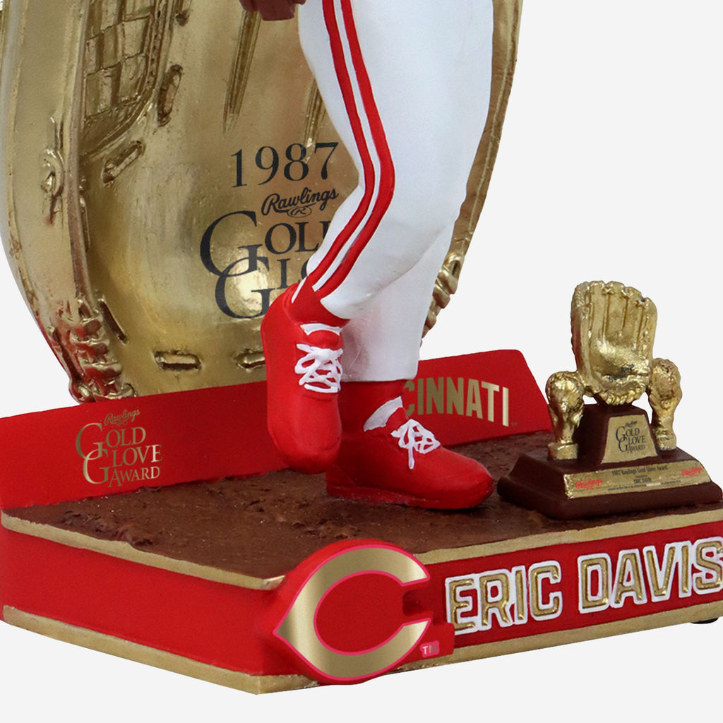 Eric Davis Cincinnati Reds 1987 Gold Glove Bobblehead FOCO