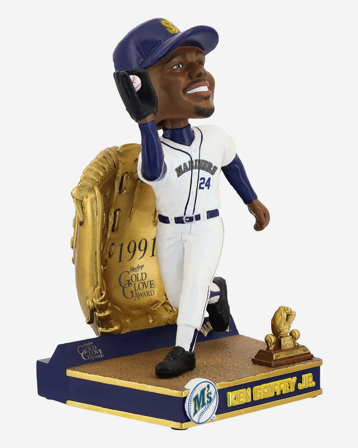 Ken Griffey Jr Seattle Mariners 1991 Gold Glove Bobblehead FOCO - FOCO.com