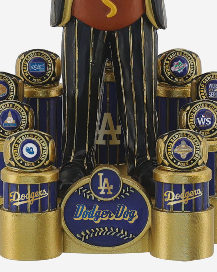 Dodger Dog Los Angeles Dodgers 2025 9X World Series Champions Bobblehead FOCO - FOCO.com