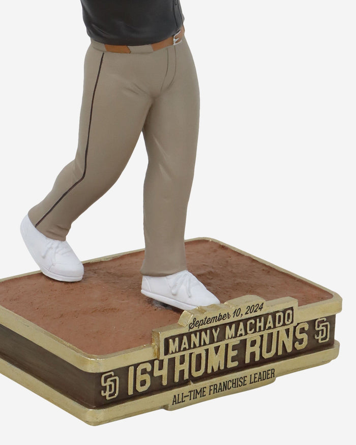 Manny Machado San Diego Padres All Time Franchise Home Run Leader Bobblehead FOCO - FOCO.com