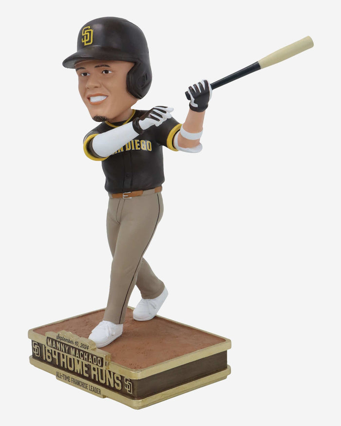 Manny Machado San Diego Padres All Time Franchise Home Run Leader Bobblehead FOCO - FOCO.com