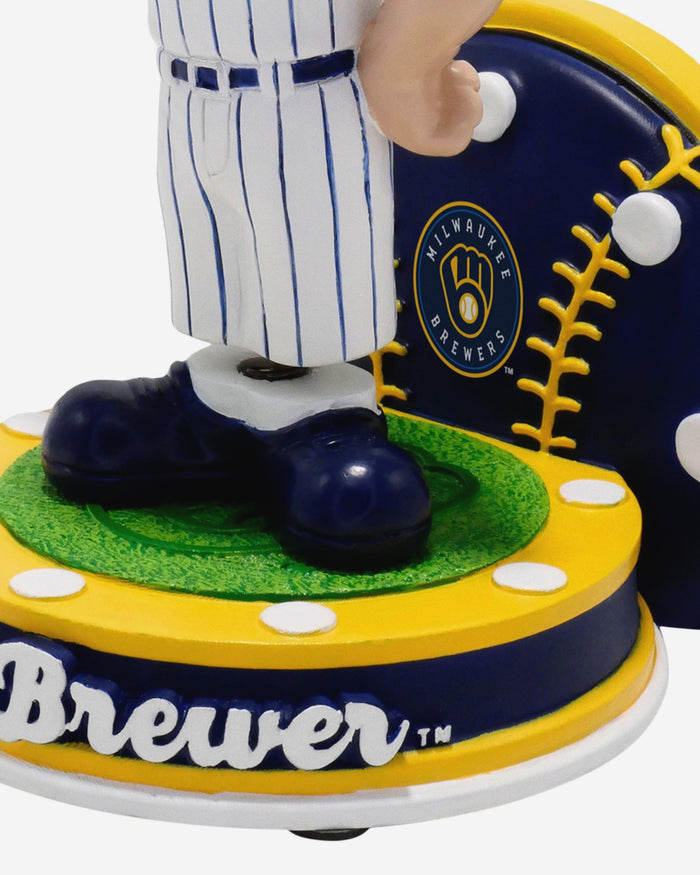 Bernie Brewer Milwaukee Brewers Mascot Body Bobblehead FOCO - FOCO.com