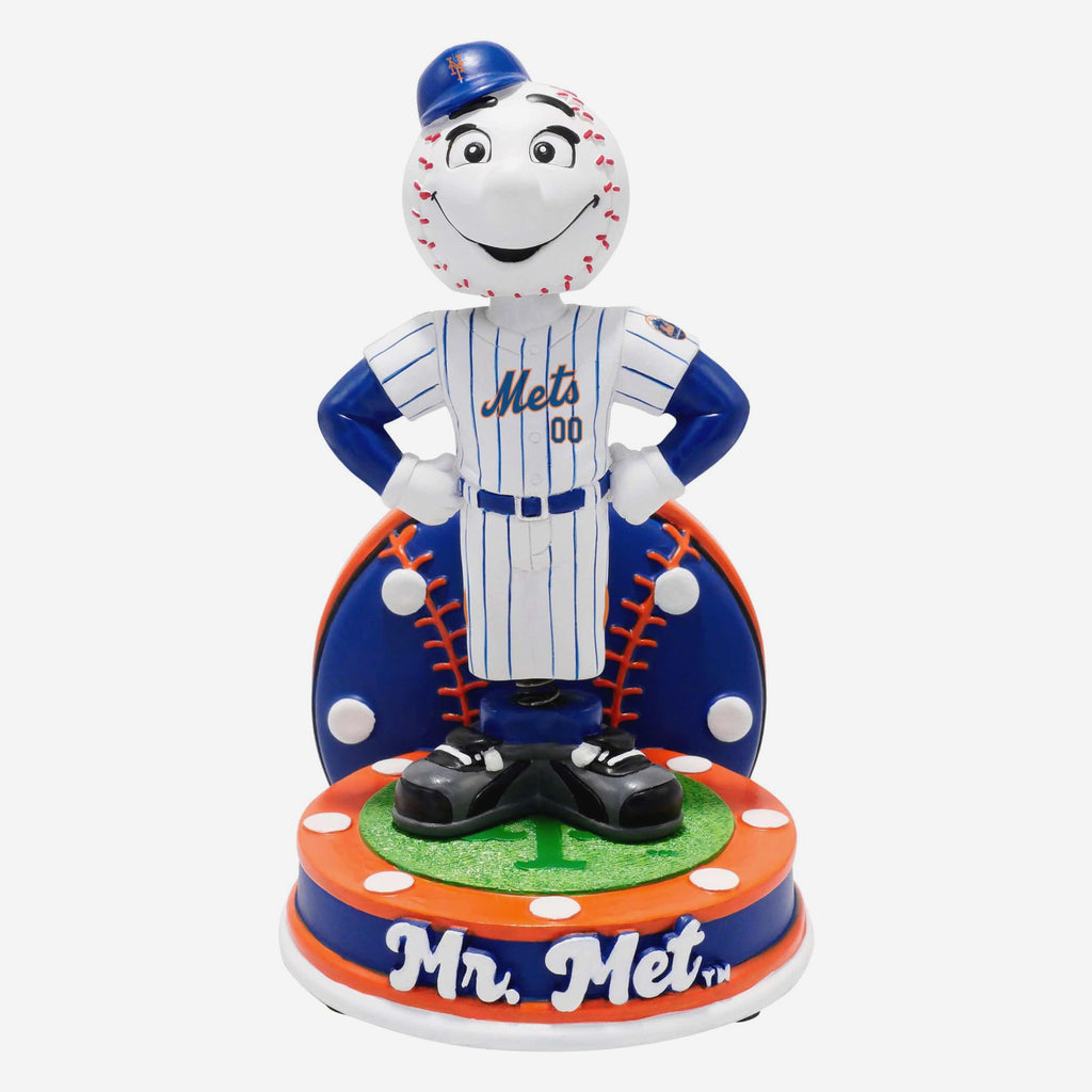 Mr Met New York Mets Mascot Body Bobblehead FOCO - FOCO.com