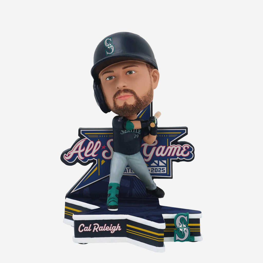 Cal Raleigh Seattle Mariners 2025 MLB All-Star Medium Bighead Bobblehead FOCO - FOCO.com