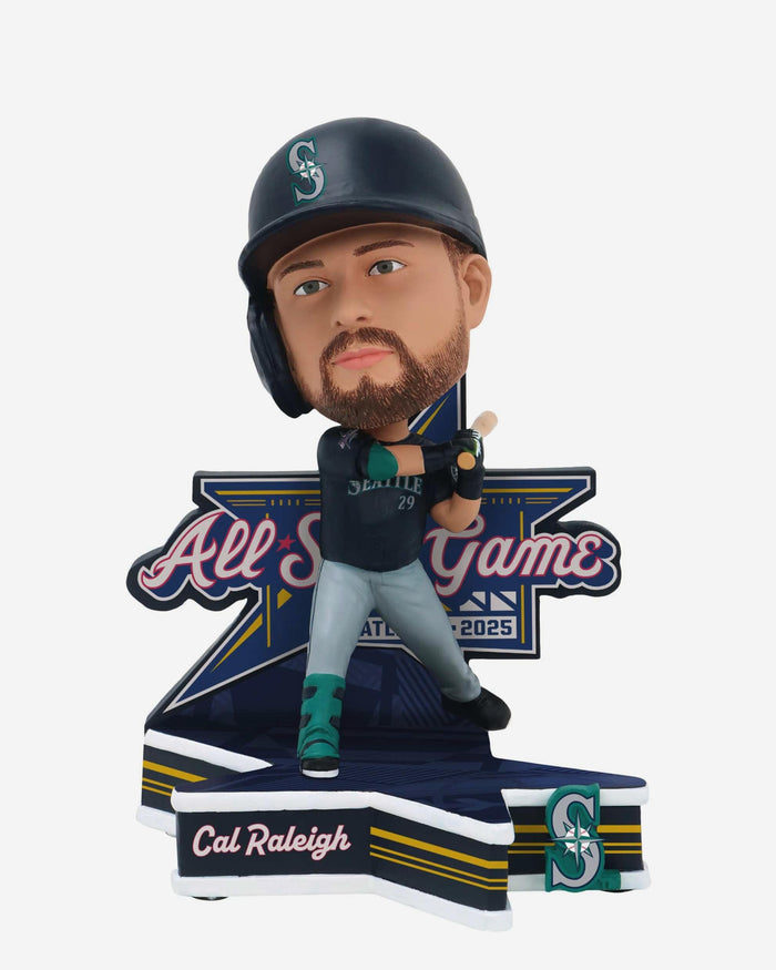 Cal Raleigh Seattle Mariners 2025 MLB All-Star Medium Bighead Bobblehead FOCO - FOCO.com