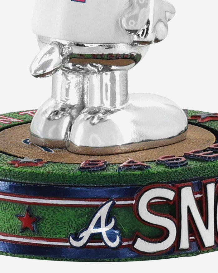 Atlanta Braves Snoopy Peanuts Electroplated Bighead Bobblehead FOCO - FOCO.com