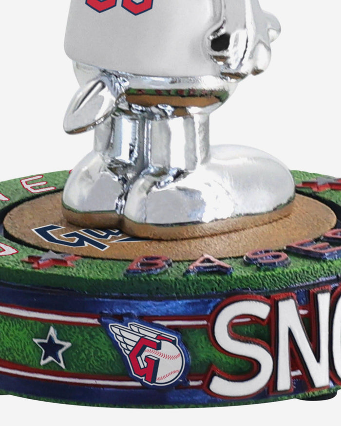 Cleveland Guardians Snoopy Peanuts Electroplated Bighead Bobblehead FOCO - FOCO.com