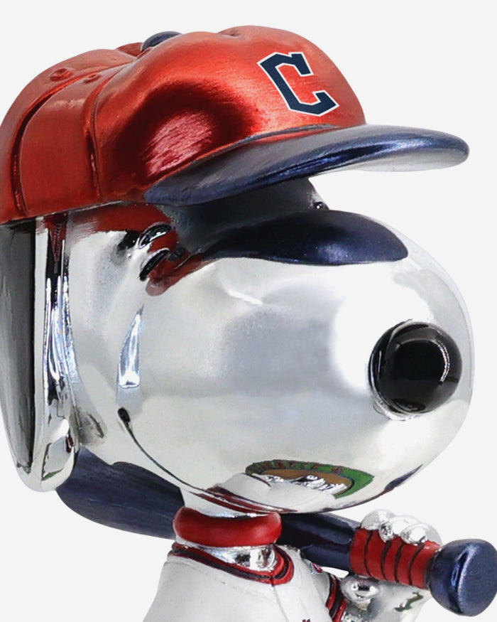 Cleveland Guardians Snoopy Peanuts Electroplated Bighead Bobblehead FOCO - FOCO.com
