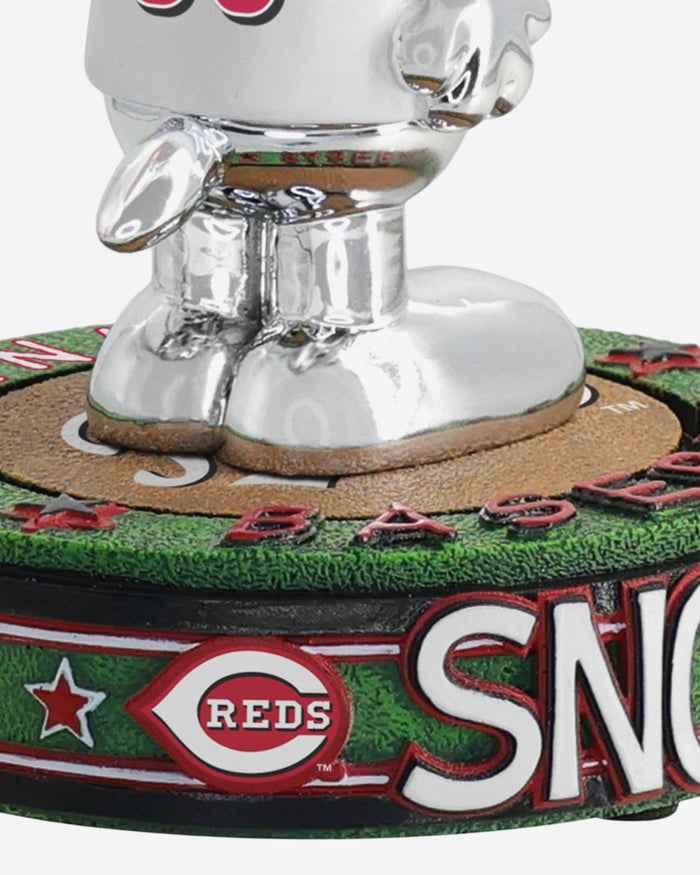 Cincinnati Reds Snoopy Peanuts Electroplated Bighead Bobblehead FOCO - FOCO.com
