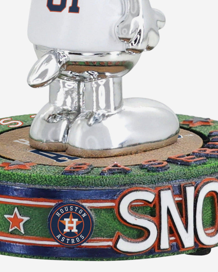 Houston Astros Snoopy Peanuts Electroplated Bighead Bobblehead FOCO - FOCO.com