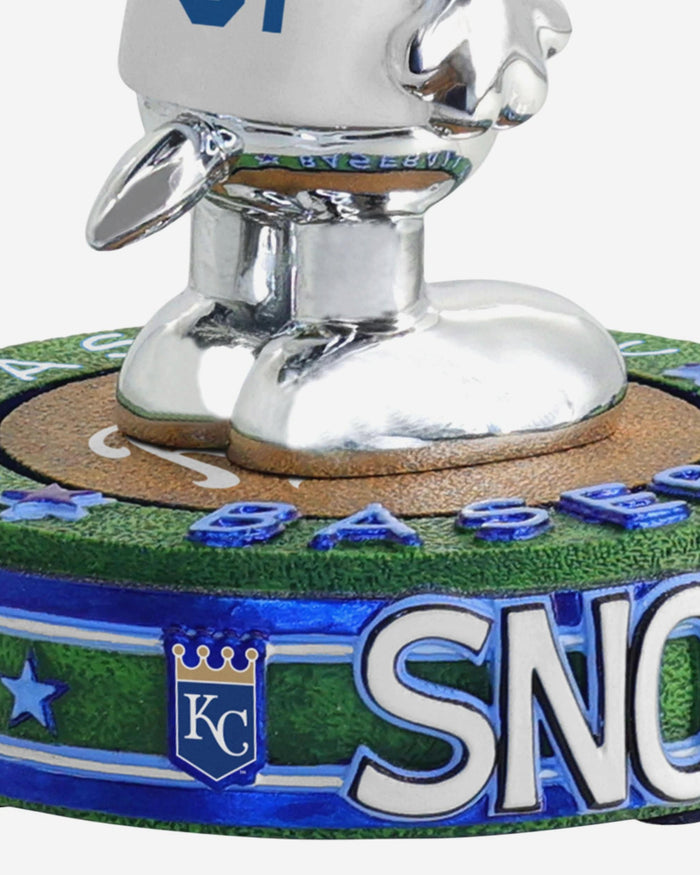 Kansas City Royals Snoopy Peanuts Electroplated Bighead Bobblehead FOCO - FOCO.com