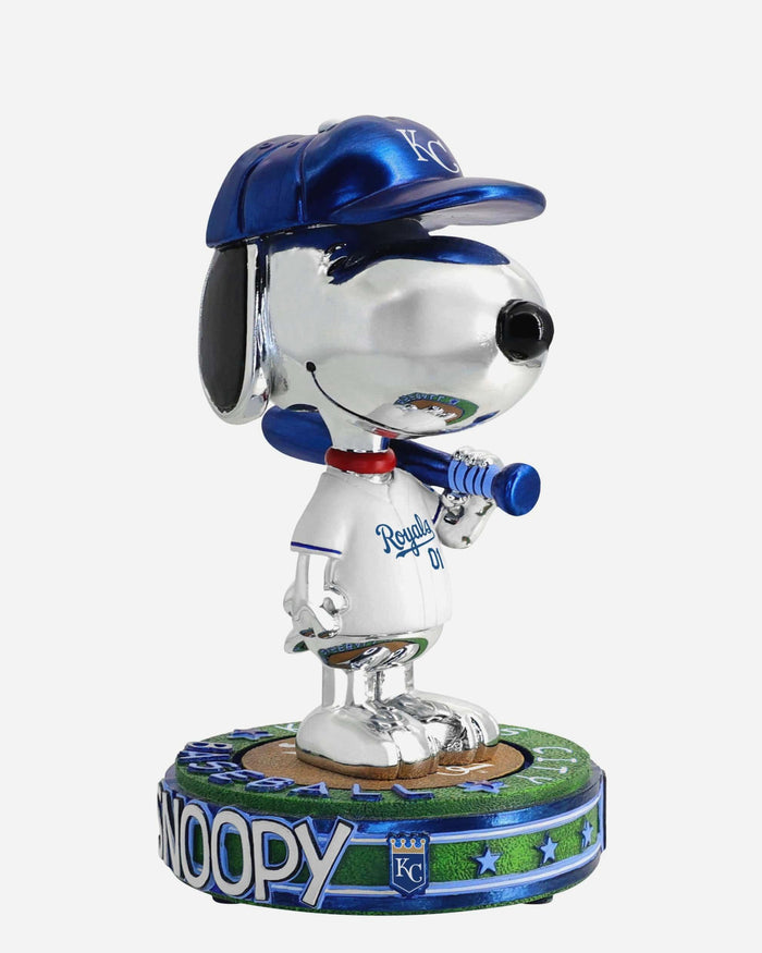 Kansas City Royals Snoopy Peanuts Electroplated Bighead Bobblehead FOCO - FOCO.com