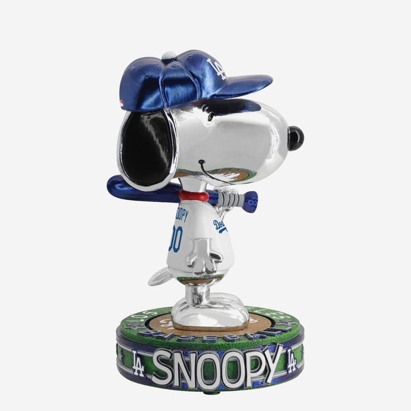 Los Angeles Dodgers Snoopy Peanuts Electroplated Bighead