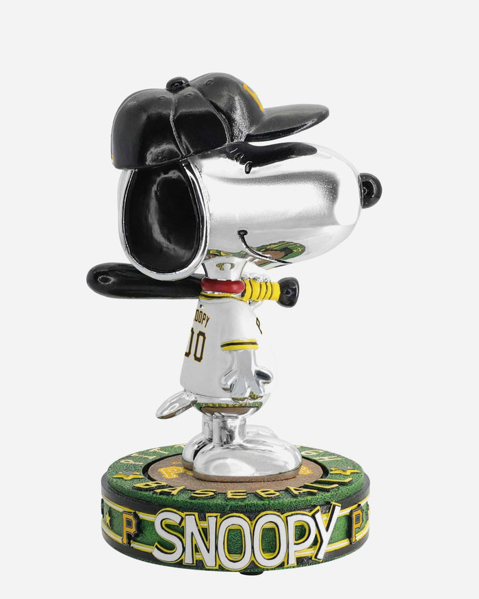 Pittsburgh Pirates Snoopy Peanuts Electroplated Bighead Bobblehead FOCO - FOCO.com