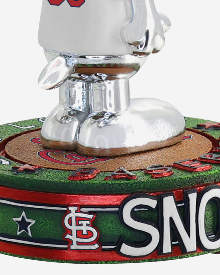 St Louis Cardinals Snoopy Peanuts Electroplated Bighead Bobblehead FOCO - FOCO.com