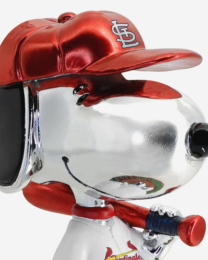 St Louis Cardinals Snoopy Peanuts Electroplated Bighead Bobblehead FOCO - FOCO.com