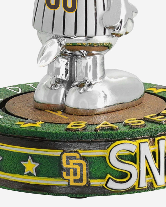 San Diego Padres Snoopy Peanuts Electroplated Bighead Bobblehead FOCO - FOCO.com