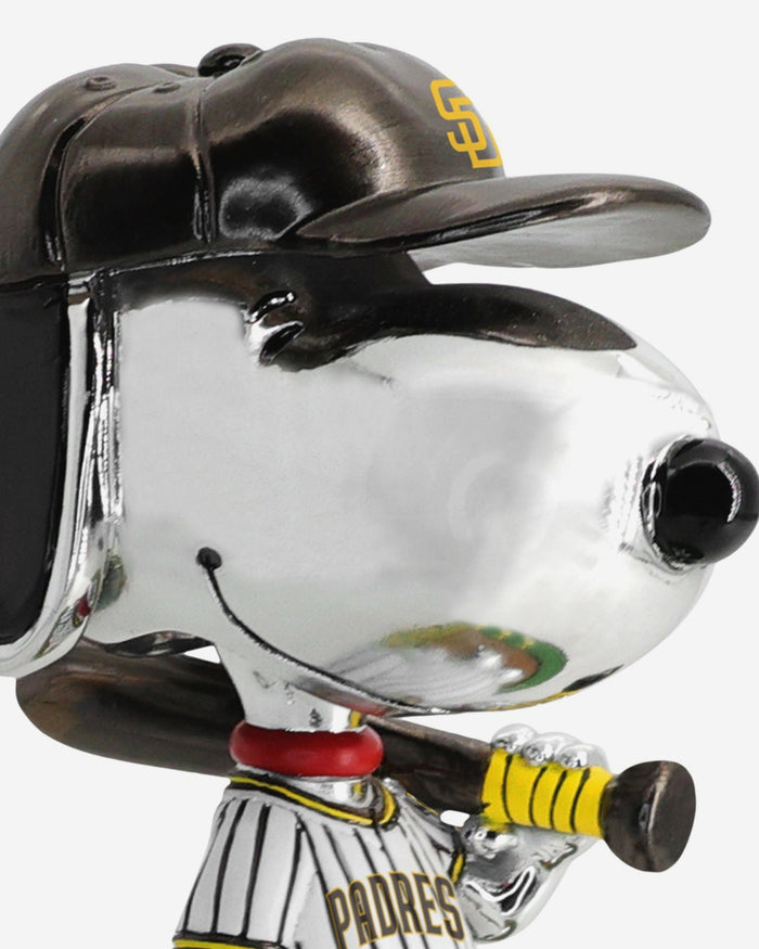 San Diego Padres Snoopy Peanuts Electroplated Bighead Bobblehead FOCO - FOCO.com