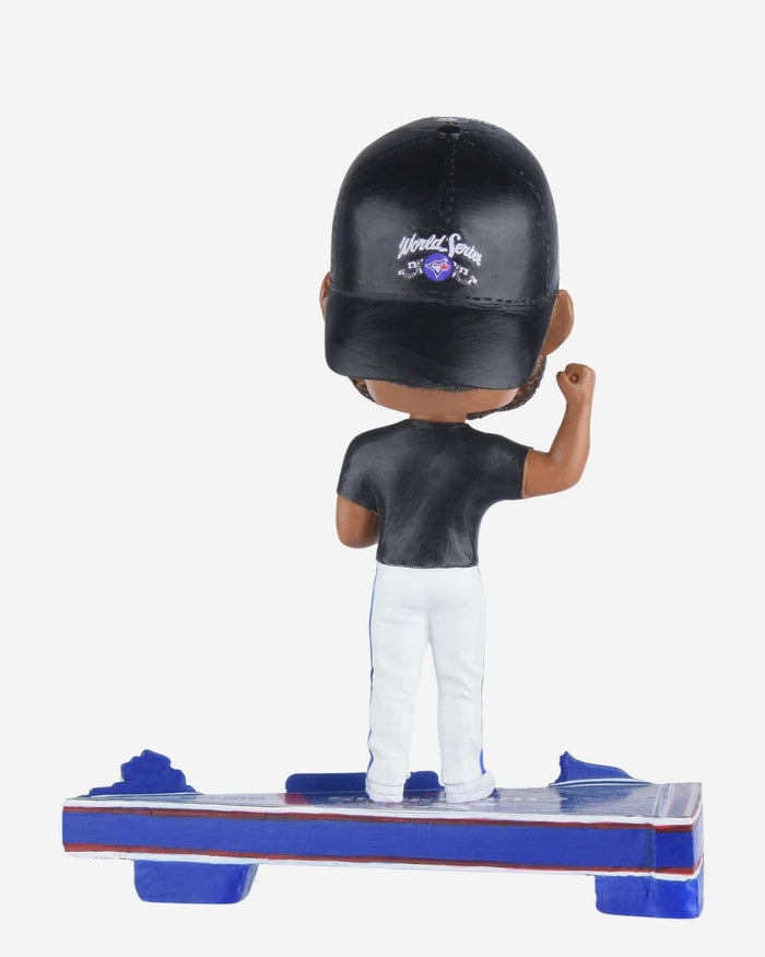 Vladimir Guerrero Jr Toronto Blue Jays 2025 American League Champions Pennant Medium Bighead Bobblehead FOCO - FOCO.com