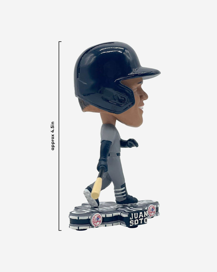 Juan Soto New York Yankees 2024 American League Champions Mini Bighead Bobblehead FOCO - FOCO.com