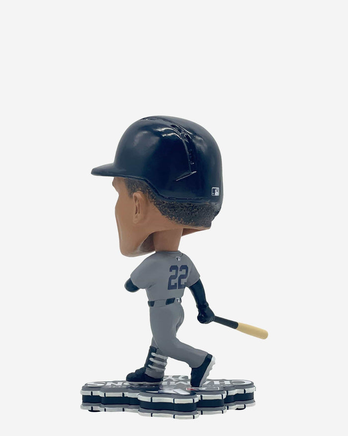 Juan Soto New York Yankees 2024 American League Champions Mini Bighead Bobblehead FOCO - FOCO.com