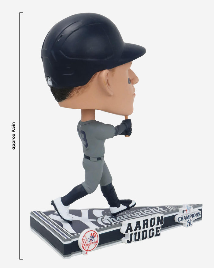 Aaron Judge New York Yankees 2024 American League Champions Pennant Base Bighead Bobblehead FOCO - FOCO.com