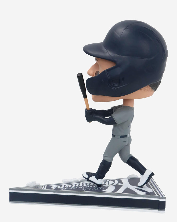 Aaron Judge New York Yankees 2024 American League Champions Pennant Base Bighead Bobblehead FOCO - FOCO.com