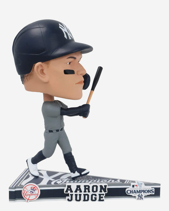 Aaron Judge New York Yankees 2024 American League Champions Pennant Base Bighead Bobblehead FOCO - FOCO.com